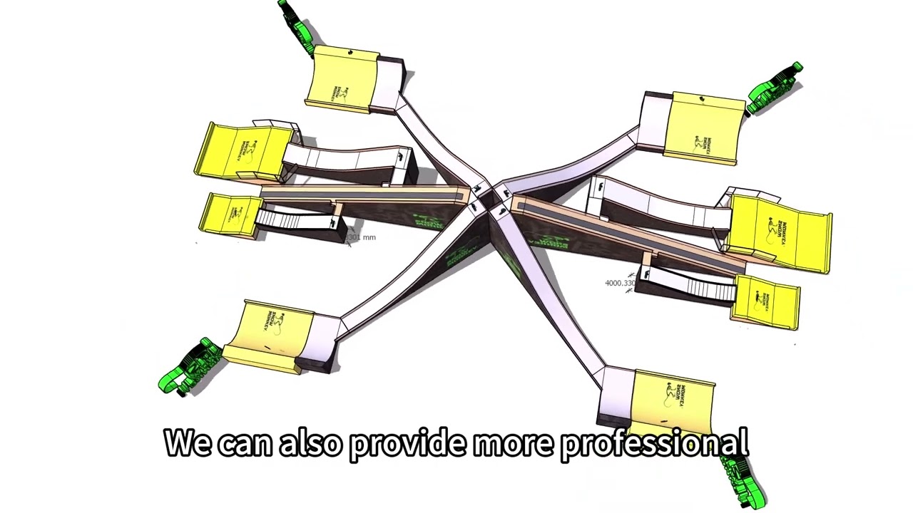 Regarding another design scheme for Big Air and Half Pipe