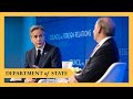 Secretary Blinken in a conversation with Council on Foreign Relations President Richard Haass