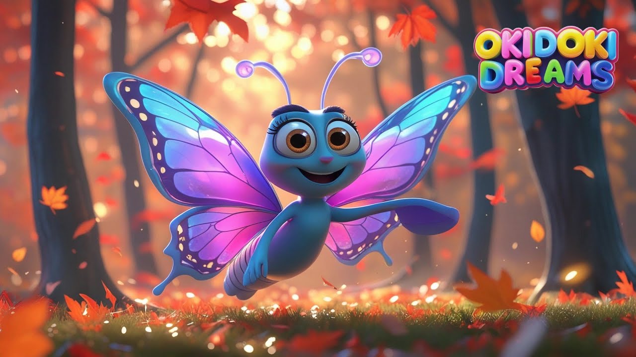 🐛 Fly, Little Butterfly Sky | From Caterpillar to Butterfly! | Metamorphosis Song