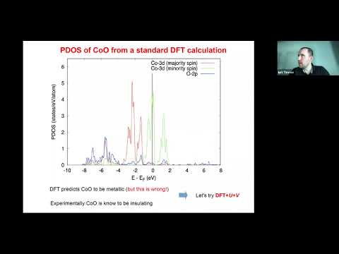 Tutorial on DFT+U+V using Quantum ESPRESSO (v6.7)