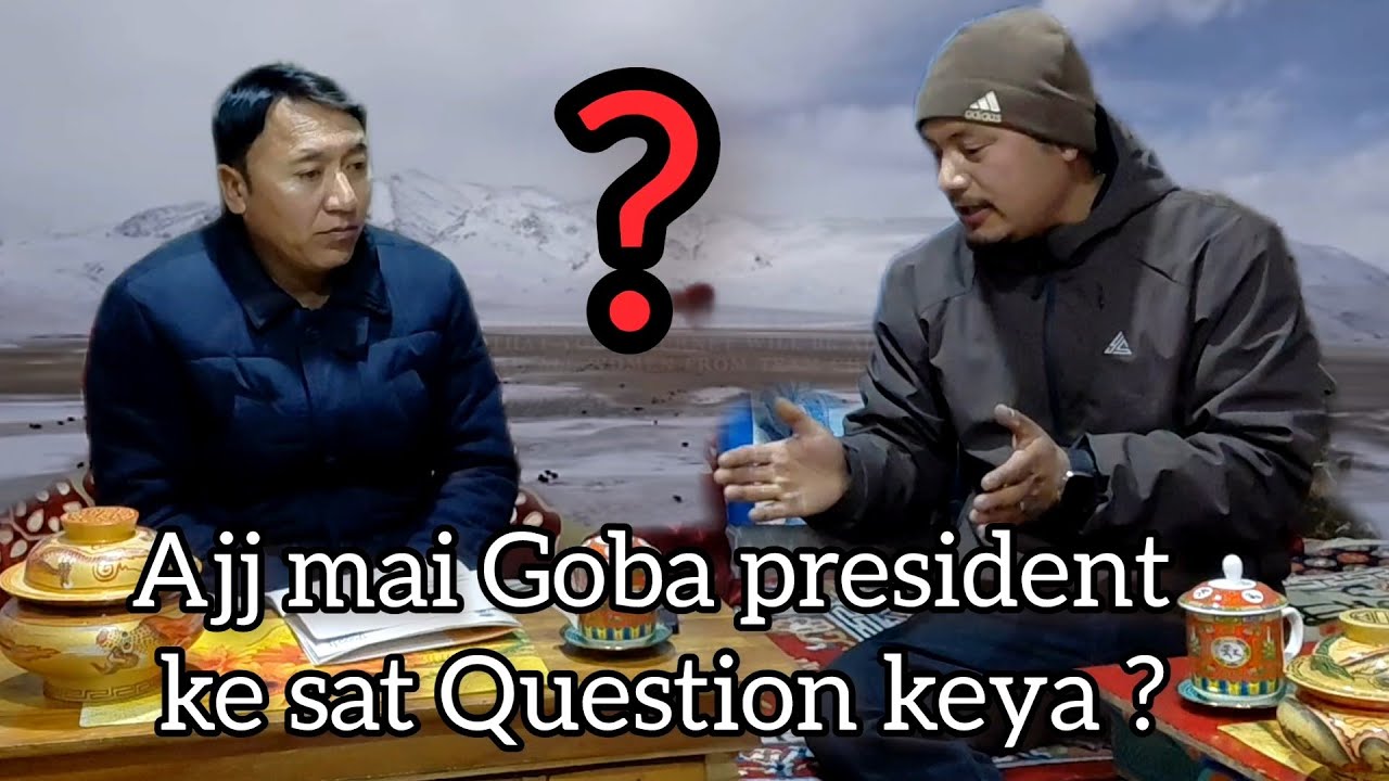 Ladakhi Shaadi Ke Baare Mein Goba President Se Baat Cheet🎥💬