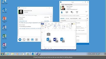 Lync   Make the switch to Lync 2013   Share Your Desktop in Lync   Video 4 of 5