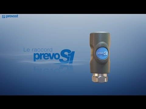 135-8746-Prevost] Raccord rapide pneumatique PrevoS1 - tuyau 10mm - ISO B8