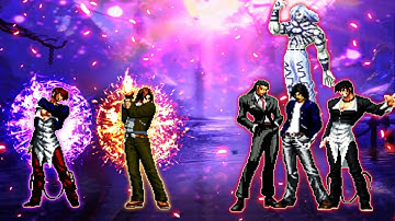 Classic Kyo XIV and Classic Iori XIV VS Devil Wicked Kyo [Request Match] KOF MUGEN | SK Mugen