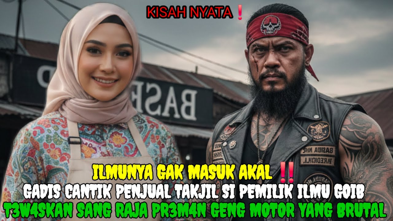 KISAH NYATA ❗️GADIS CANTIK SAKTI PENJUAL TAKJIL PEMILIK ILMU GOIB VS SANG RAJA PREMAN GENG MOTOR 