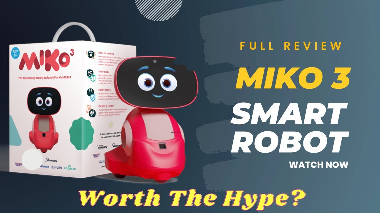 Miko 3 AI-Powered Smart Robot for Kids, STEM Learning Educational Robot,  Interactive Voice Control Robot with App Control, Disney Stories, Coding