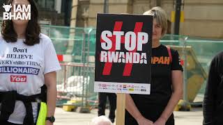 Birmingham residents rally against forced #Rwanda deportations of asylum seekers I Am Birmingham