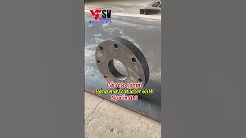 Máy cắt laser 6kW cắt sắt dày đến 40mm #shorts #maycatlaser #cnc #xuhuong #tole40mm #catsatday #fyp
