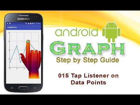 015: Tap Listener on Data Points : Android Graph View tutorial