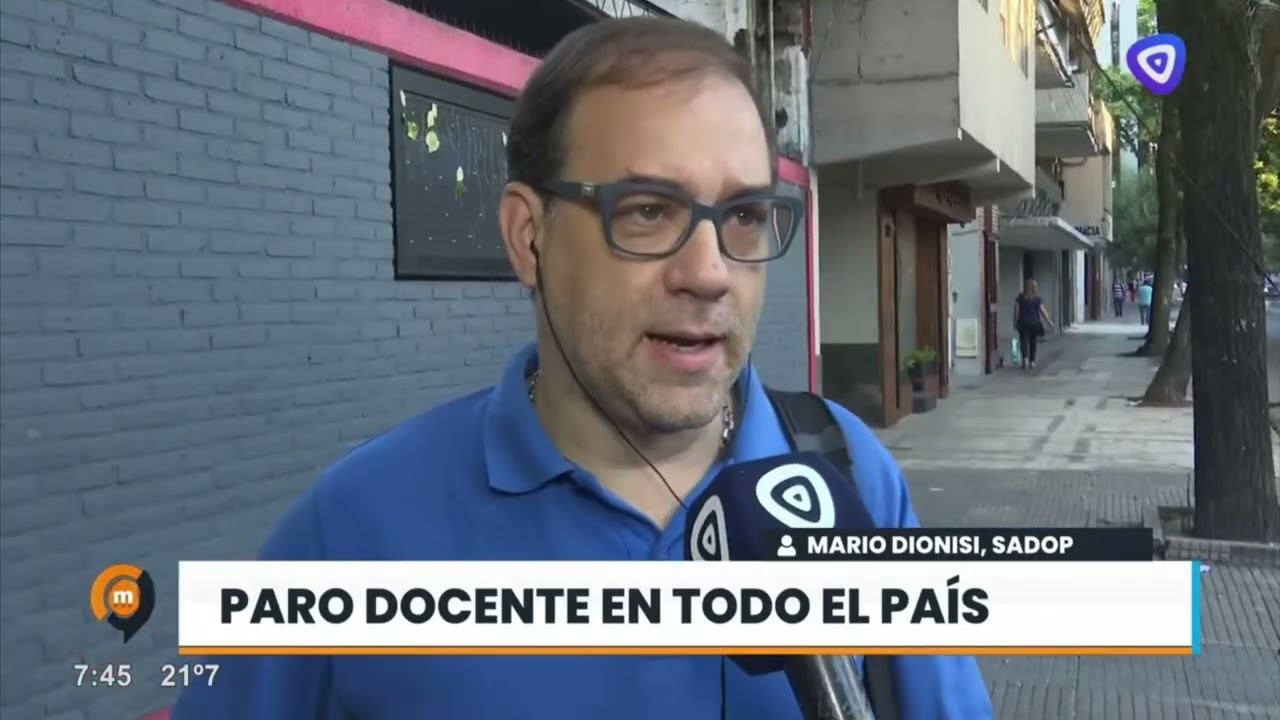 Paro docente en todo el país 
