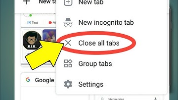 How To Close All Tabs In Google Chrome Android | In One Click And A Second
