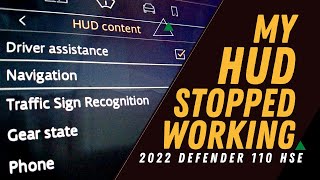 Career Overview Fixing my Heads Up Display HUD in the easiest way possible | 2022 Land Rover Defender 110 HSE