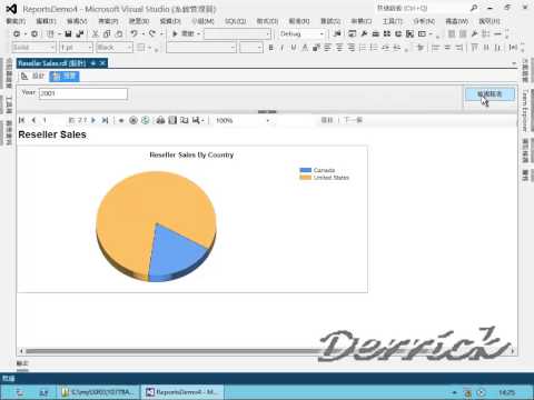 認識報表參數(Parameter)，以 Reporting Services 2012 為例