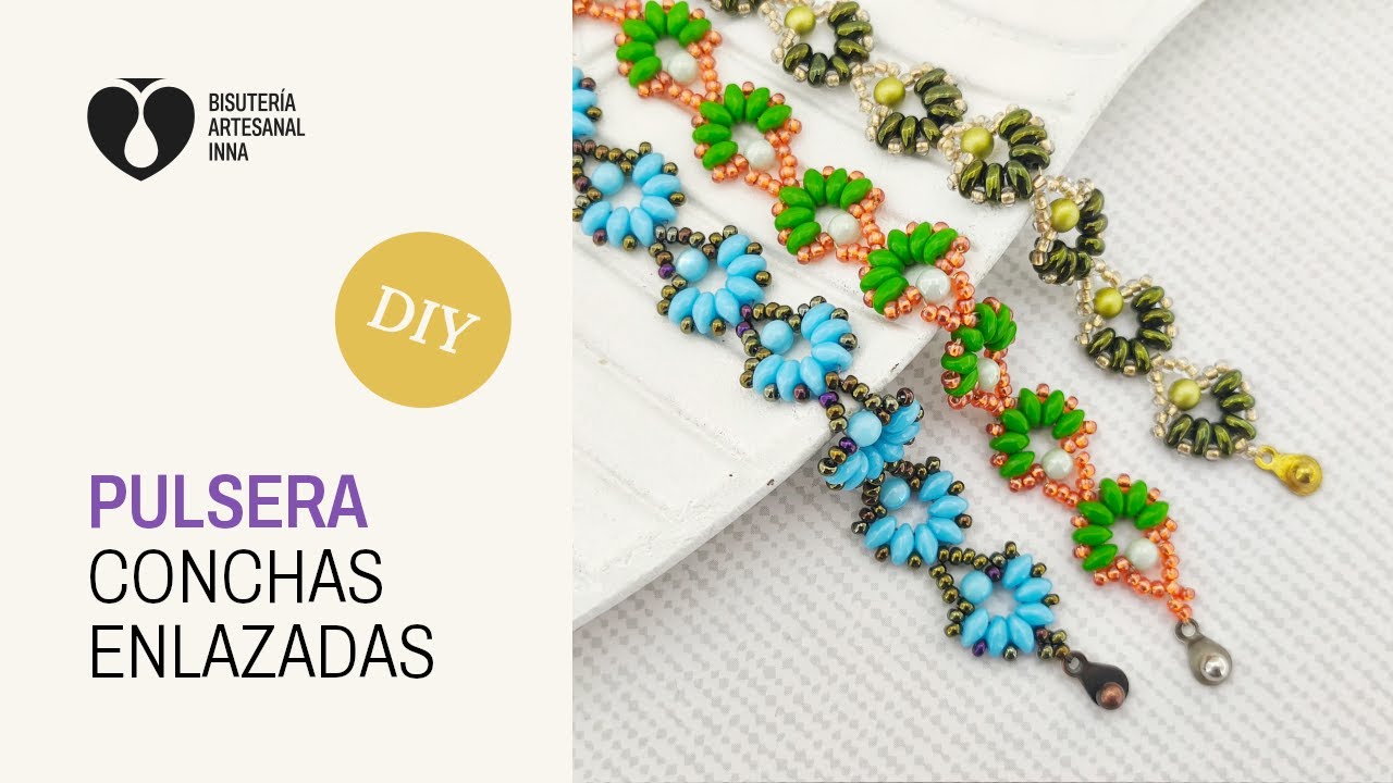 Pulsera Conchas Enlazadas | Tutorial DIY