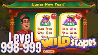 Gameplay Wildscapes Level 998-999