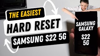 samsung galaxy s22 5g hard reset factory reset wipe & clean the easiest reset video