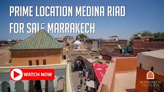 Prime Location Medina Riad For Sale Marrakech