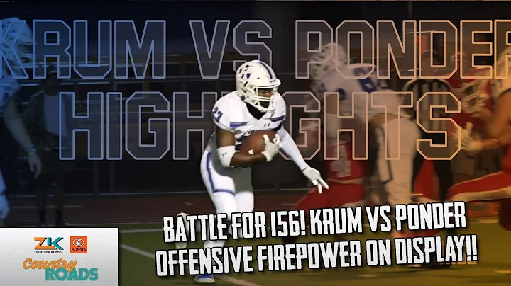 107 POINTS COMBINED!! | Krum at Ponder - 2022 Week...