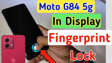 Moto g84 5g fingerprint screen lock | fingerprint lock setting in Moto g84 5g | Moto pattern lock