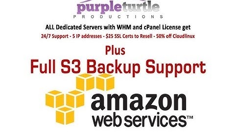 Canadian Dedicated Servers with Full Amazon S3 Support