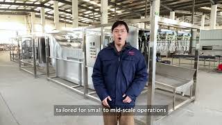 Boost Efficiency with Eruis Compact Poultry Slaughter Line 300 3000 BPH
