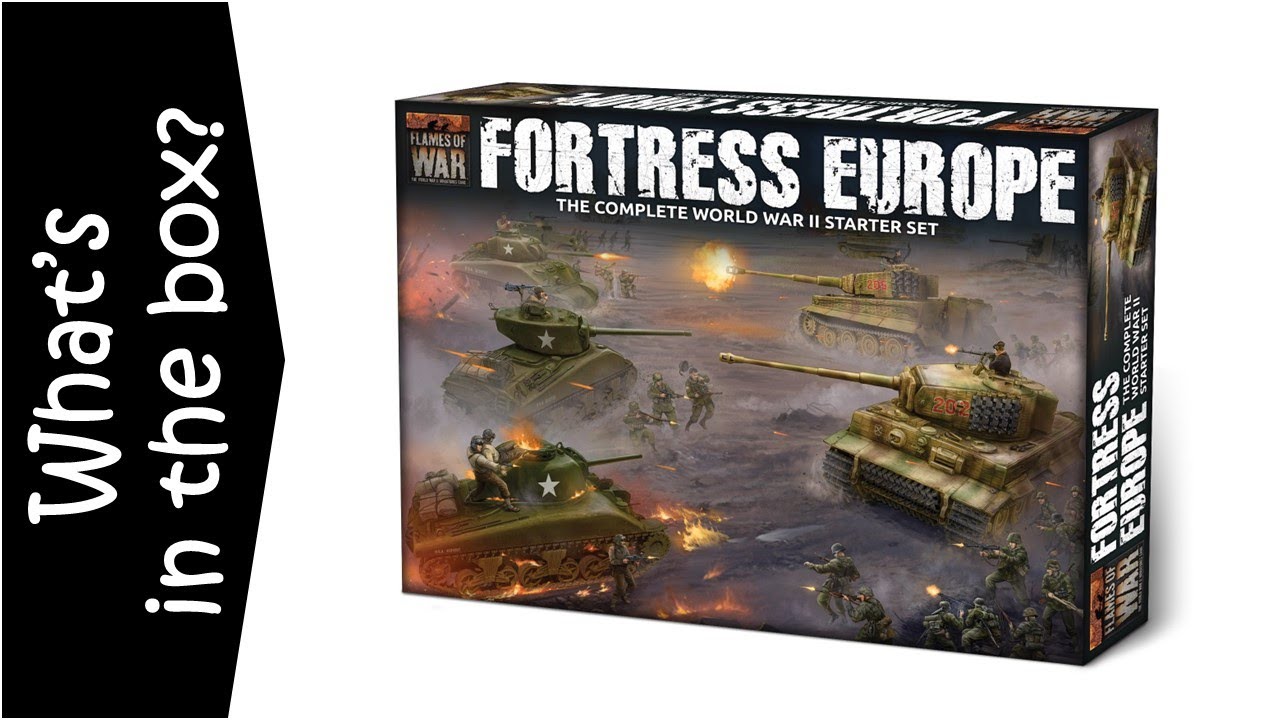Fortress Europe Flames of War Starter set - Unboxing & Review