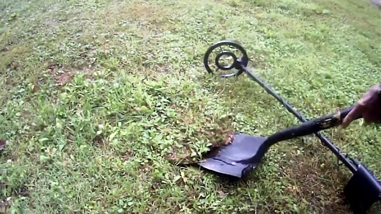 Metal Detecting between Rains once again on June 21, 2019