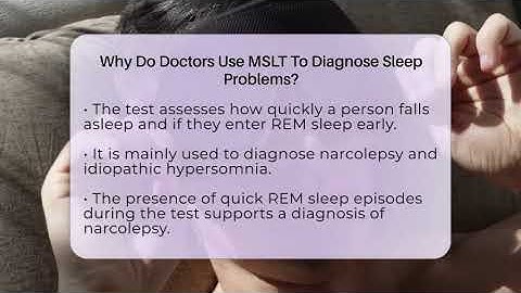 Why Do Doctors Use MSLT To Diagnose Sleep Problems? - Sleep Apnea Support Network