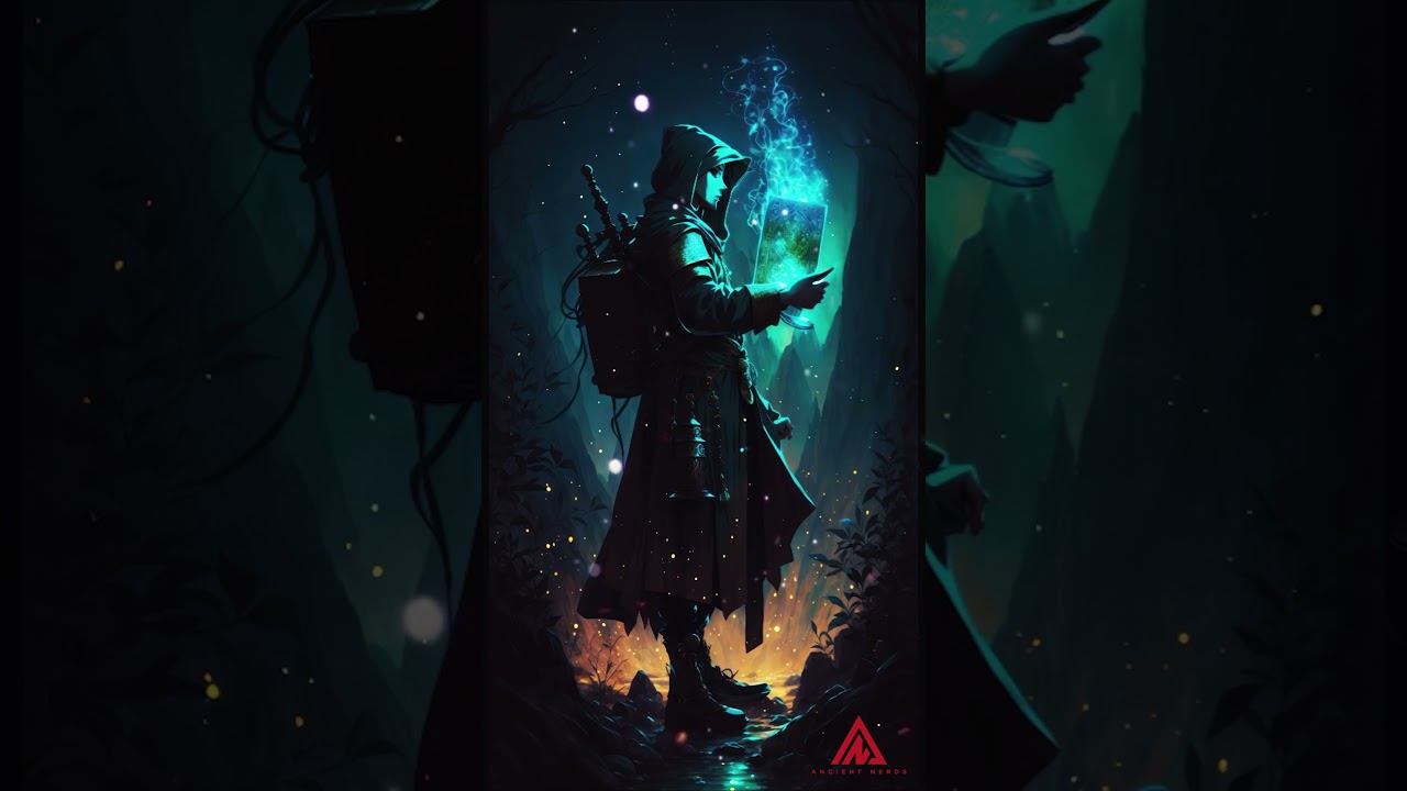 Infinite Meditation Loop: 📗 EMERALD TABLET (Relaxing Music & Animated AI Art) 