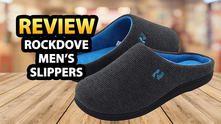 RockDove Men's Original Two-Tone Memory Foam Waterproof Slipper ✅Review
