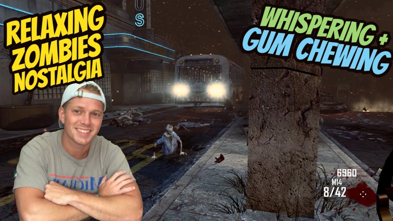ASMR Gaming: Black Ops 2 | Relaxing Zombies Nostalgia - Gum Chewing & Whispering - TBT ep. 65