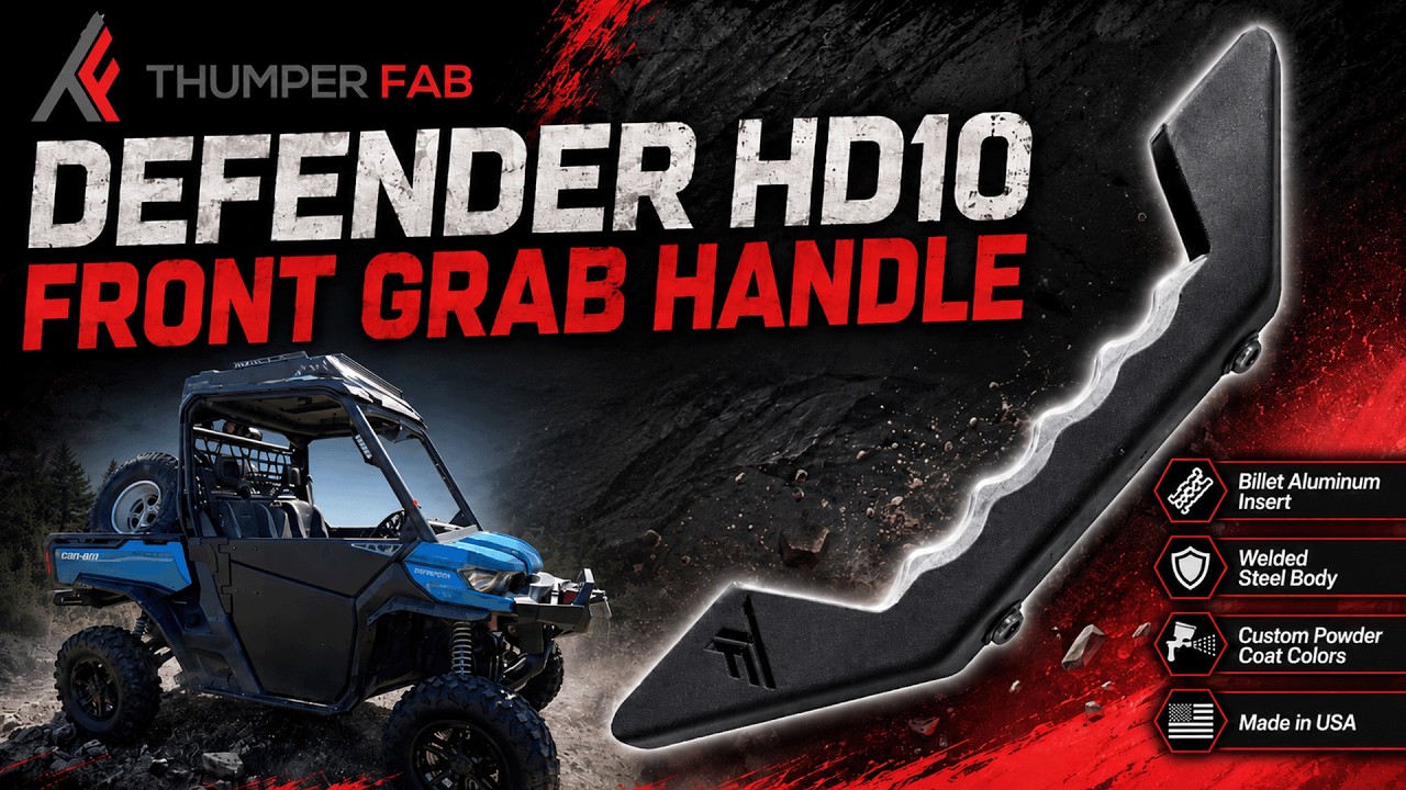 Can-Am Defender HD10 Front Grab Handle (PAIR) – Thumper Fab