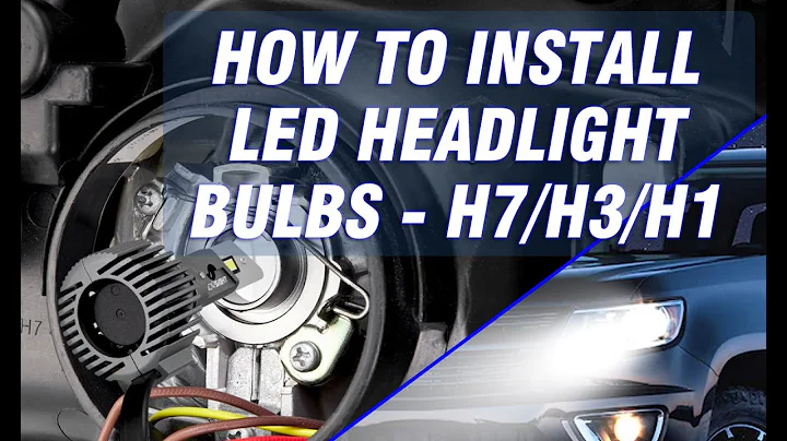 How to install H7/H3/H1 LED headlight bulbs - Novsight Auto Lighting