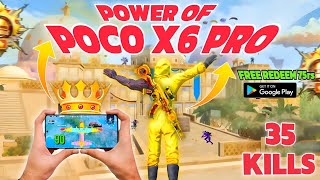 Poco x6 pro🔥 rush gameplay 35 kills🥵 in too matches