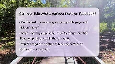 Can You Hide Who Likes Your Posts on Facebook? - Everyday-Networking
