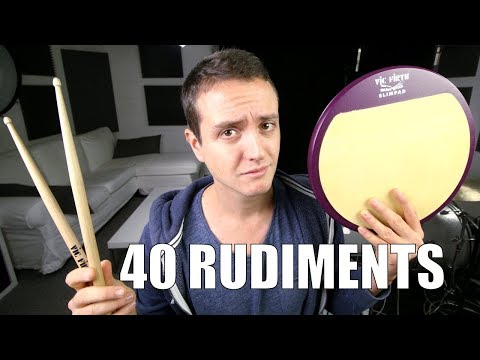 All 40 Rudiments - Daily Drum Lesson