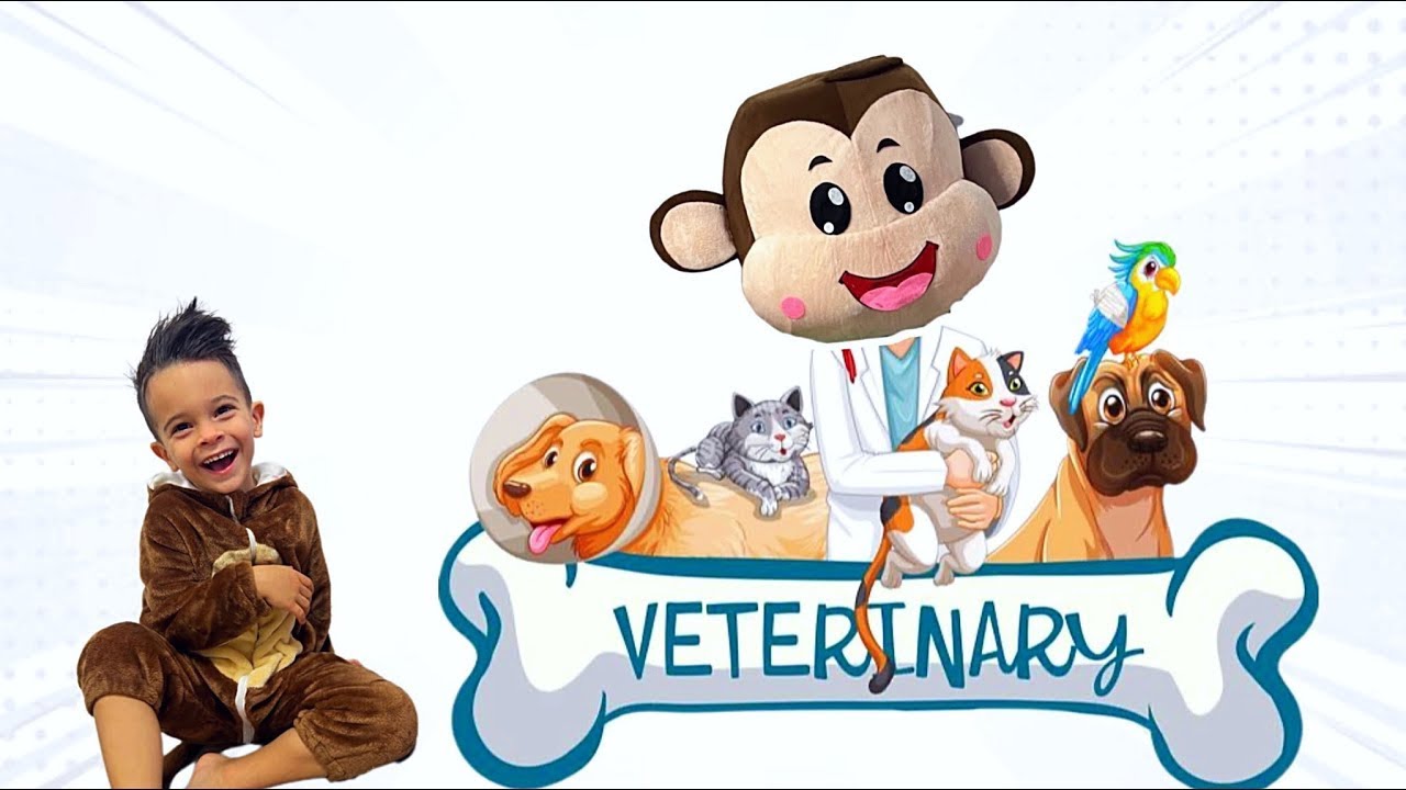 Fun-Filled Vet Day: Saving Furry Friends With Heart & Courage | Monkey And Lucas Adventures