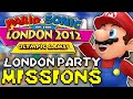 Mario Sonic At The London 2012 Olympic Games Wii All Missions London Party 