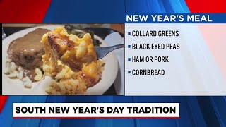Traditional southern New Year's Day meal is said to bring good luck and prosperity