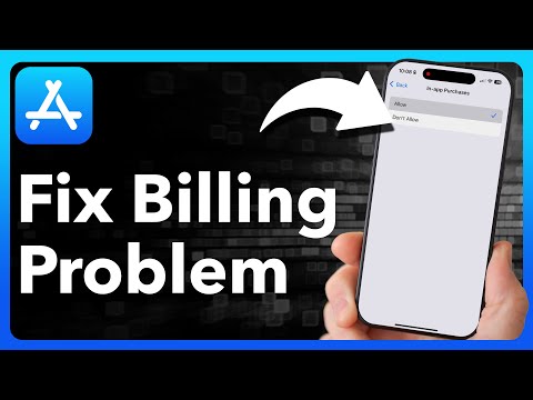 How To Fix App Store Billing Problem