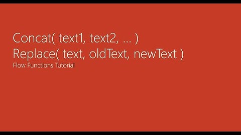 Friday Functions Series | Beginner Functions - Concat() and Replace()