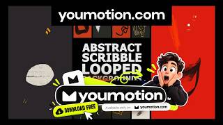 Free Abstract Scribble Vertical Looped Backgrounds - Hand-Drawn BGs — Ae, Pr, Dr
