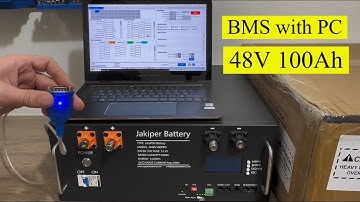 Hoe LiFePO4-batterij BMS met pc te verbinden met USB RS232 RJ11, 48v-batterij 100Ah