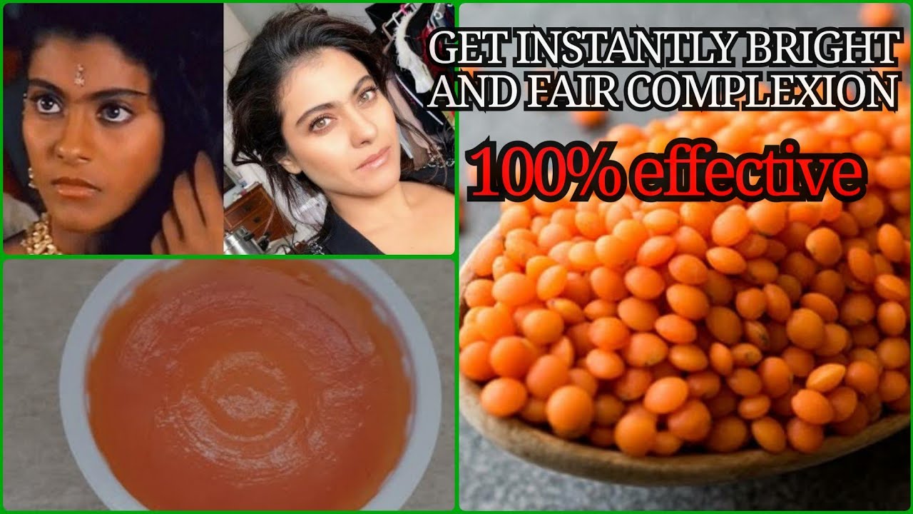 DIY RED LENTIL CREAMGET INSTANTLY BRIGHT AND FAIR COMPLEXIONANTI