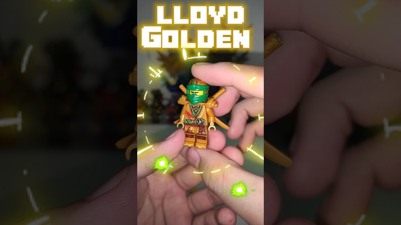 Build Minifigures Ninjago Lloyd Golden [KNOCKOFF]