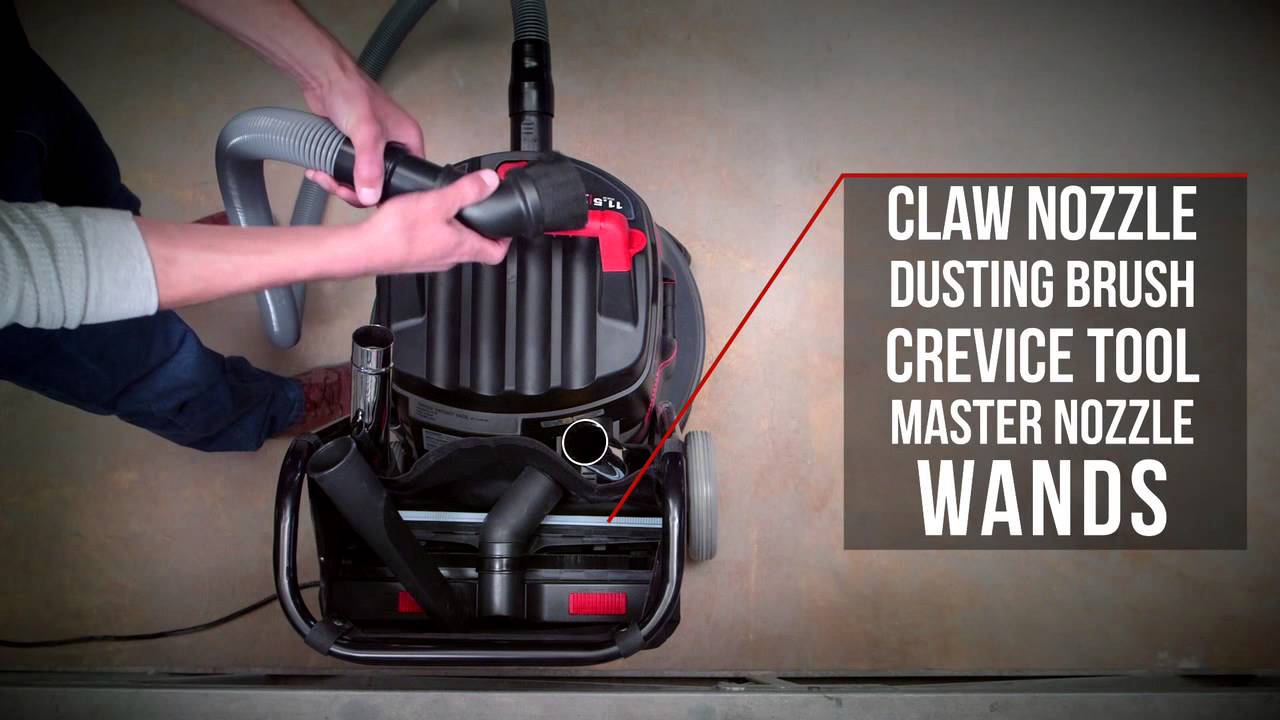 16 Gallon 2-Stage Wet Dry Vac With Cart 