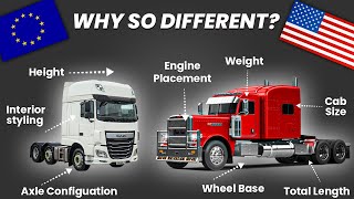 Why American and European trucks are so different?