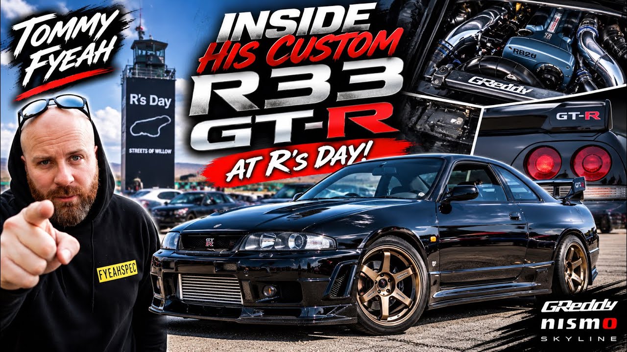 Fyeah Spec R32 Tommy Fyeah Spec Nissan Skyline R33 GTR and saying hello to Dustin ...