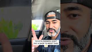 Toyota maintenance required reset #mechanic #diy #carhacks #toyota #punjabi #automobile #cartrouble