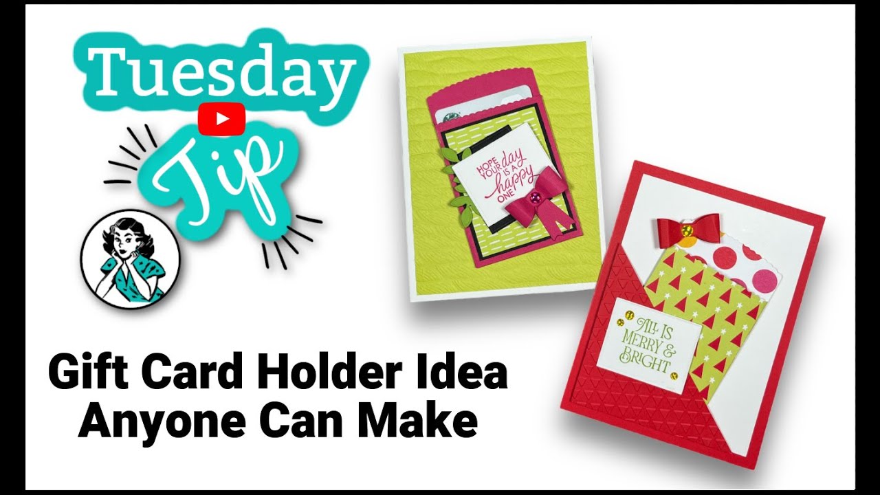 What Does Everyone Need This Holiday? A Bright Gift Card Holder Idea!